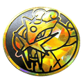Gold Cracked Ice Raikou Coin